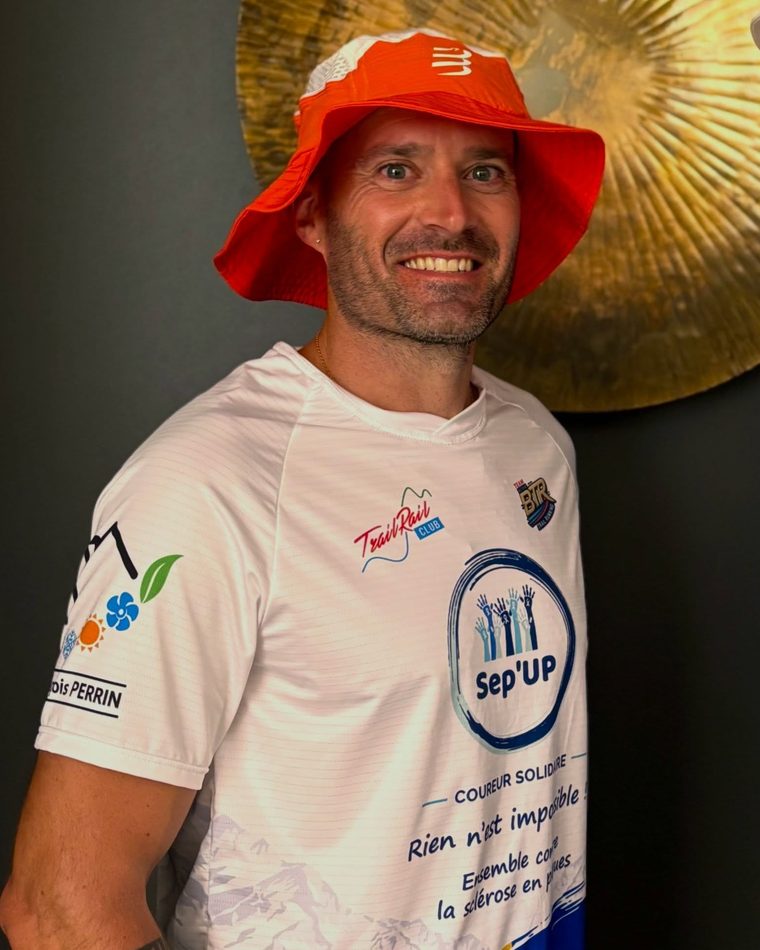 Alexandre Marhuenda en maillot solidaire SEP’UP