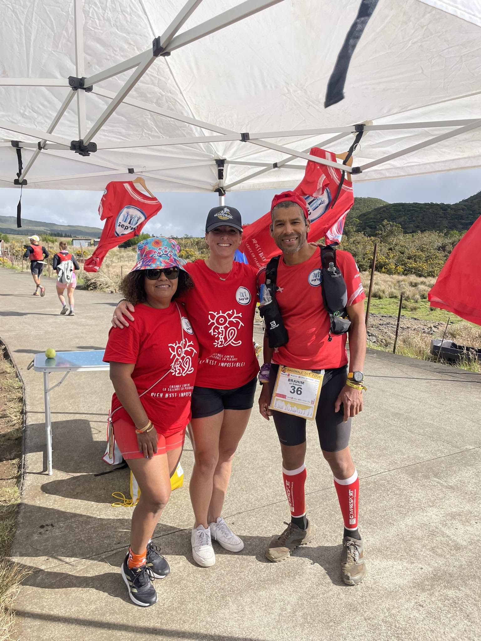 Équipe SEP’UP mobilisée lors du Grand Raid à La Réunion